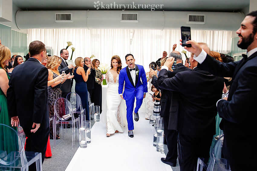 Bride and Groom exit